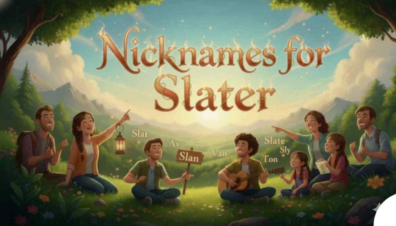 Nicknames for Slater