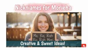 Nicknames for Moriah