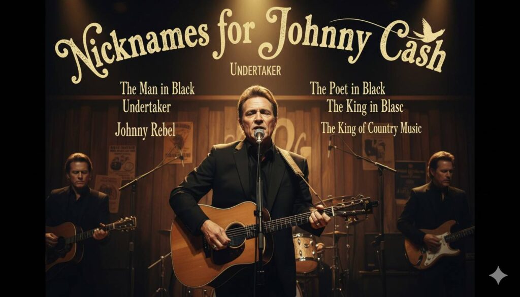 Nicknames for Johnny Cash