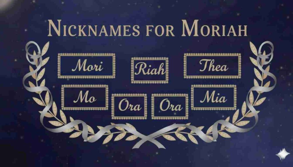 Nicknames for Moriah