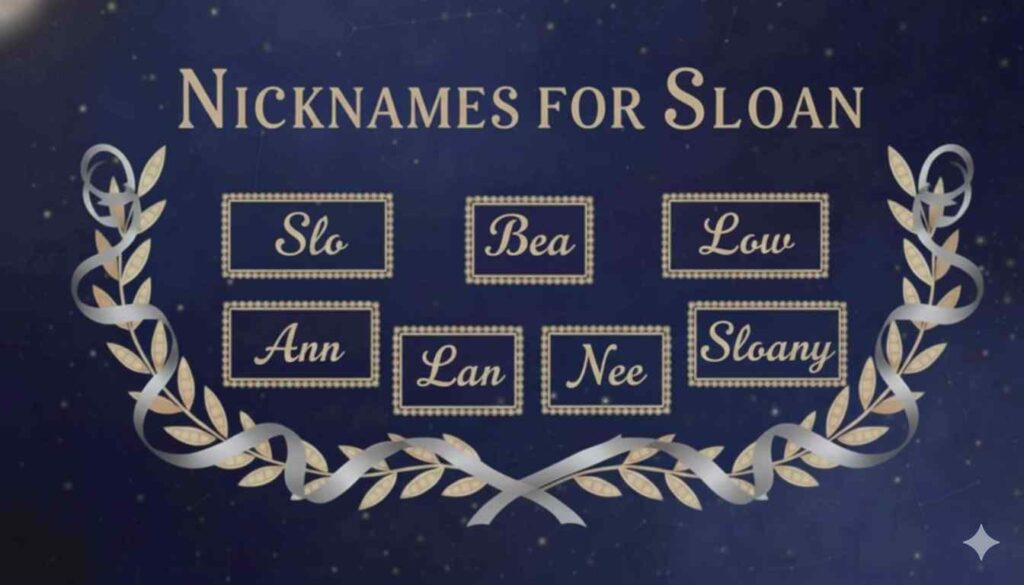 Nicknames for Sloan