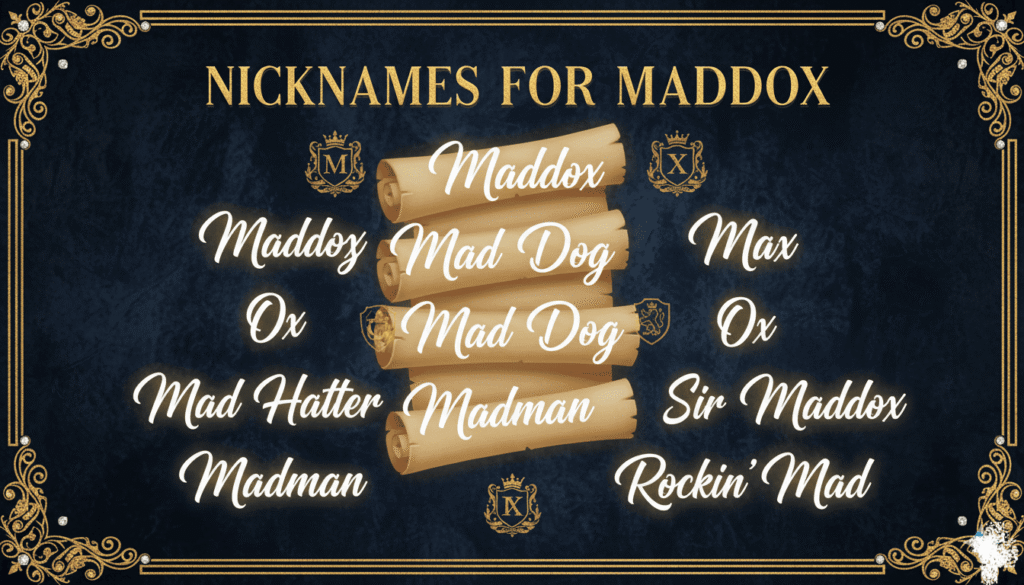Nicknames for Maddox