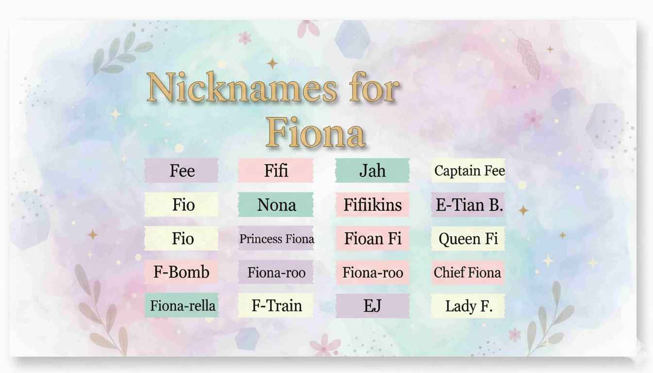 Nicknames for Fiona