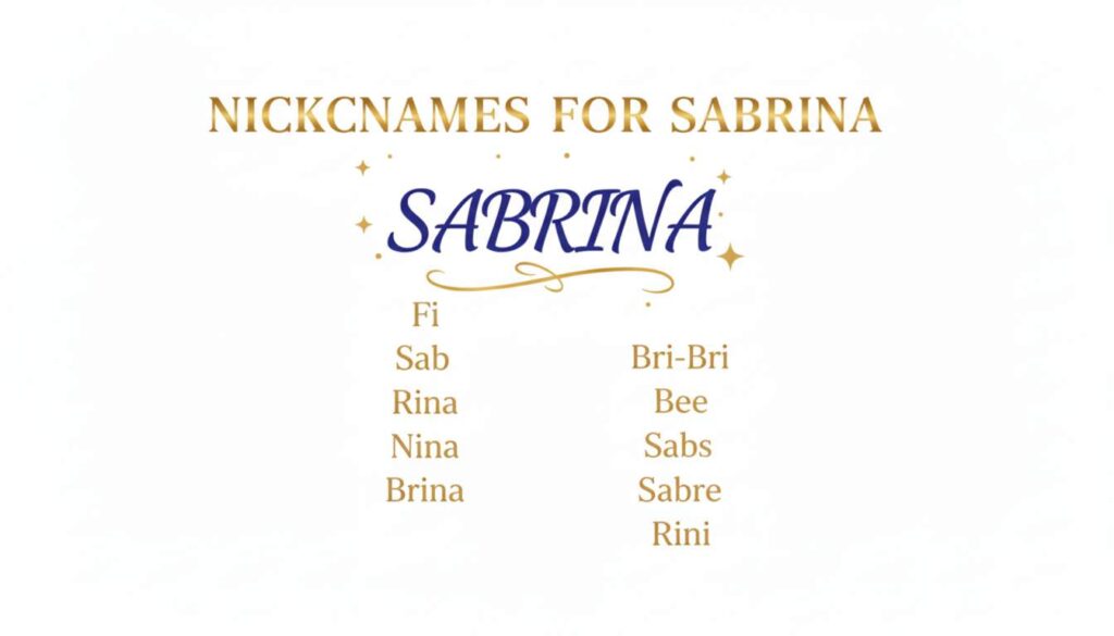 Nicknames for Sabrina