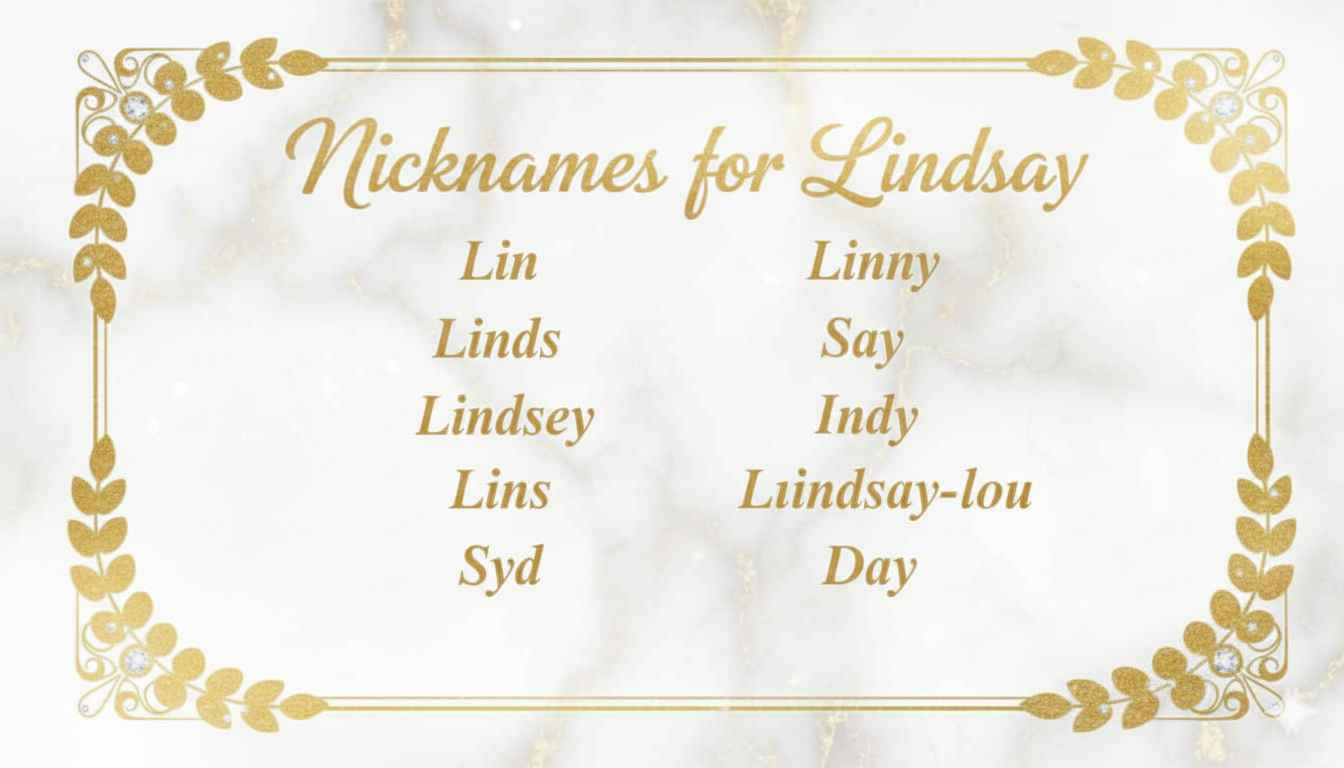 Nicknames for Lindsay
