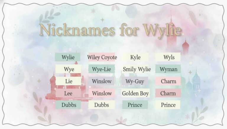 Nicknames for wylie