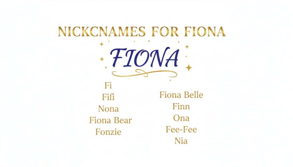 Nicknames for Fiona